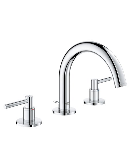 Grohe 20072 Atrio New 8" Widespread 2-Handle S-Size Bathroom Faucet 4.5 L/min - 1.2 GPM