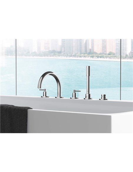 Grohe 20072 Atrio New 8" Widespread 2-Handle S-Size Bathroom Faucet 4.5 L/min - 1.2 GPM