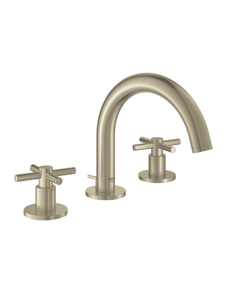 Grohe 20072 Atrio New 8" Widespread 2-Handle S-Size Bathroom Faucet 4.5 L/min - 1.2 GPM