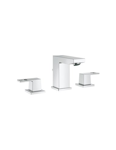 Grohe 20370 Eurocube 8" Widespread 2-Handle S-Size Bathroom Faucet 4.5 L/min - 1.2 GPM