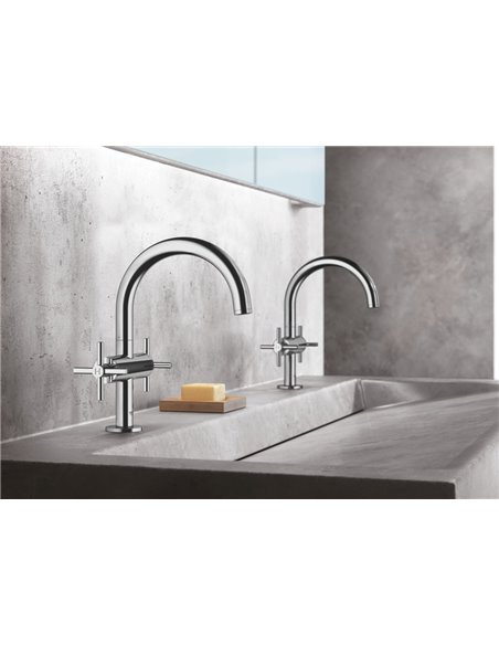 Grohe 21031 Atrio New Single Hole Single-Handle M-Size Bathroom Faucet 4.5 L/min - 1.2 GPM