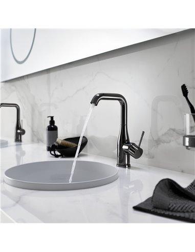 Grohe 23486 Essence New Single Hole Single-Handle L-Size Bathroom Faucet 4.5 L/min - 1.2 GPM