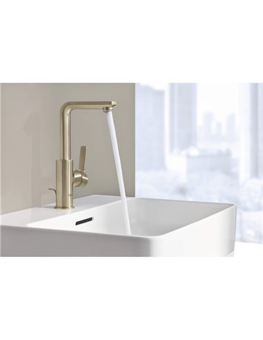 Grohe 23825 Lineare Single Hole Single-Handle L-Size Bathroom Faucet 4.5 L/min - 1.2 GPM