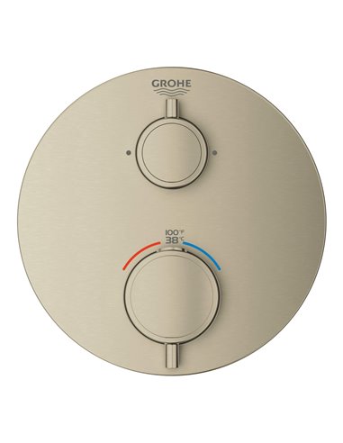 Grohe 24133 Grohtherm Dual Function 2-Handle Thermostatic Valve Trim