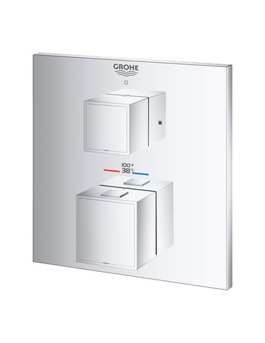 Grohe 24158 Grohtherm Dual Function 2-Handle Thermostatic Valve Trim