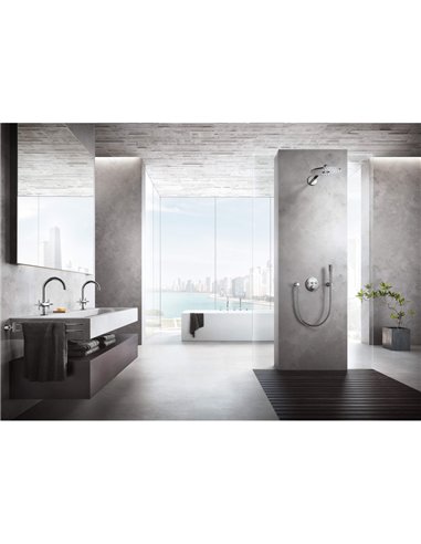 Grohe 25049 Atrio New 5-Hole 2-Handle Deck Mount Roman Tub Faucet with 6.6 L/min - 1.75 GPM Hand Shower