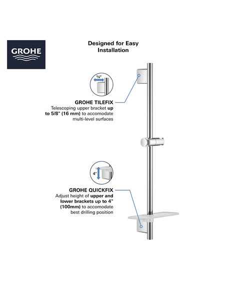Grohe 26603 Rainshower 36" Shower Slide Bar