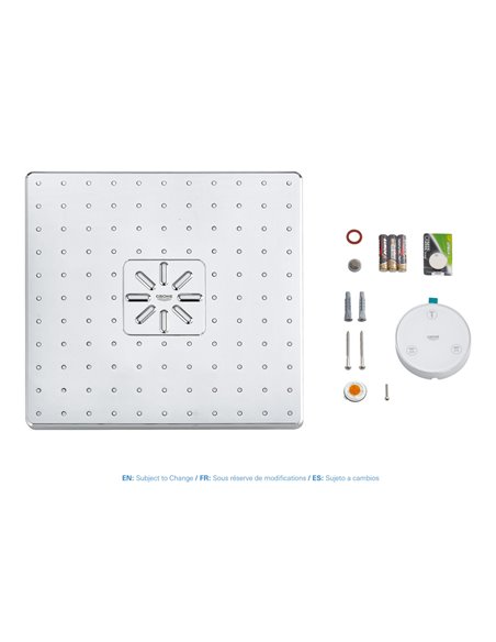 Grohe 26645 Rainshower Shower Head with Remote 12" - 2 Sprays 1.75gpm