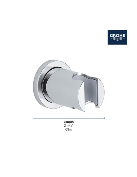 Grohe 27074 Rainshower Wall Mount Hand Shower Holder