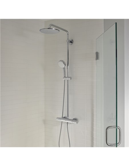 Grohe 27814 Rainshower 210 Shower Head 8" - 1 Spray 6.6 L/min - 1.75 GPM