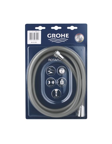 Grohe 28413 Rotaflex 79" Twist-Free Shower Hose
