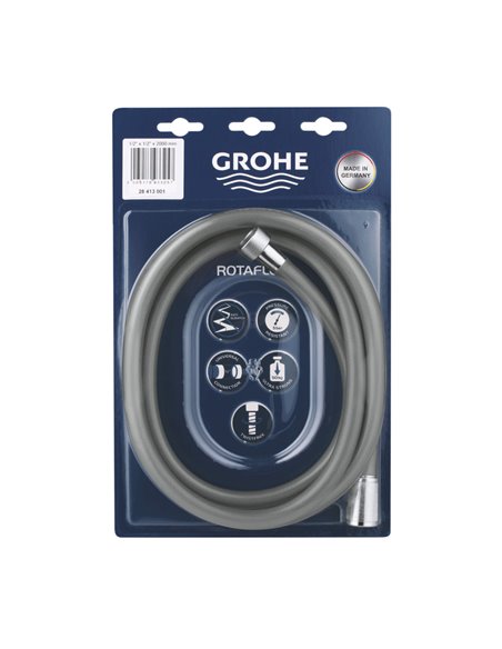 Grohe 28413 Rotaflex 79" Twist-Free Shower Hose
