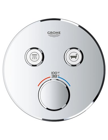 Grohe 29137 Grohtherm Dual Function Thermostatic Valve Trim