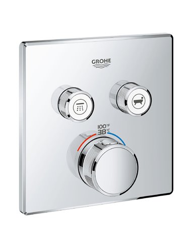 Grohe 29141 Grohtherm Dual Function Thermostatic Valve Trim