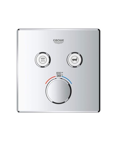 Grohe 29141 Grohtherm Dual Function Thermostatic Valve Trim