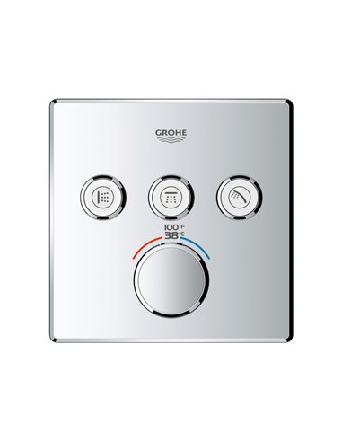 Grohe 29142 Grohtherm Triple Function Thermostatic Valve Trim