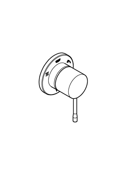 Grohe 29203 Essence New 3-Way Diverter Trim