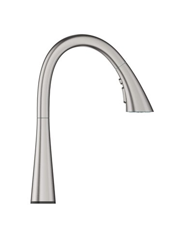 Grohe 30205 Grohe Zedra Single-Handle Pull Down Kitchen Faucet Triple Spray 6.6 L/min - 1.75 GPM with Touch Technology