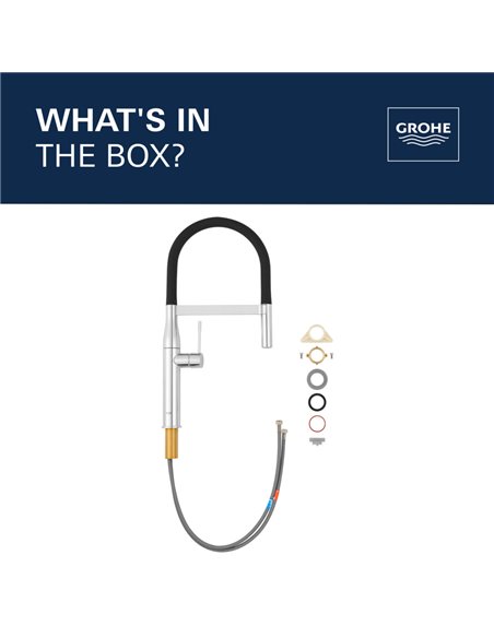 Grohe 30295 Essence New Single-Handle Semi-Pro Dual Spray Kitchen Faucet 6.6 L/min - 1.75 GPM