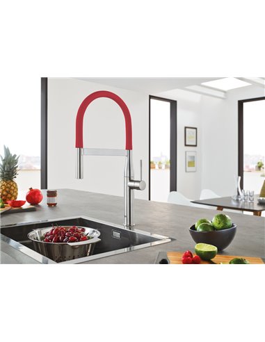 Grohe 30295 Essence New Single-Handle Semi-Pro Dual Spray Kitchen Faucet 6.6 L/min - 1.75 GPM