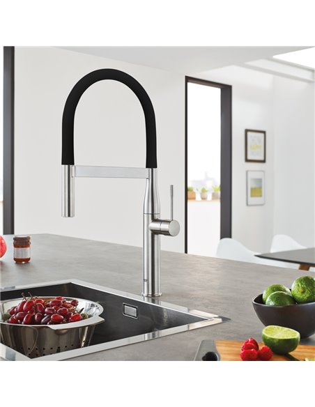 Grohe 30295 Essence New Single-Handle Semi-Pro Dual Spray Kitchen Faucet 6.6 L/min - 1.75 GPM