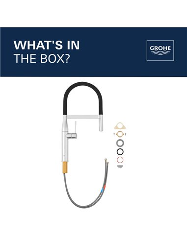 Grohe 30295 Essence New Single-Handle Semi-Pro Dual Spray Kitchen Faucet 6.6 L/min - 1.75 GPM