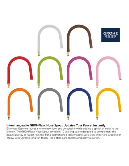 Grohe 30321 Essence New GrohFlexx Optional Spout Replacement - for 30 295 