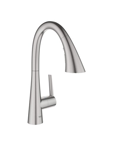 Grohe 30368 Grohe Zedra Single-Handle Pull Down Triple Spray Bar Faucet 6.6 L/min - 1.75 GPM