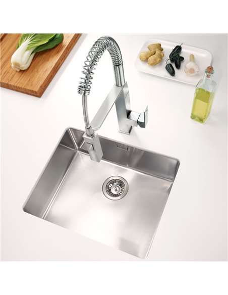 Grohe 31401 Eurocube Single-Handle Semi-Pro Dual Spray Kitchen Faucet 6.6 L/min - 1.75 GPM