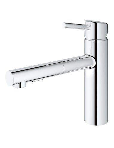 Grohe 31453 Concetto Single-Handle Pull-Out Kitchen Faucet Dual Spray 5.7 L/min - 1.5 gpm 