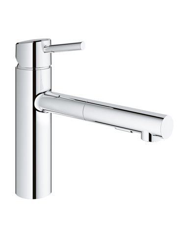 Grohe 31453 Concetto Single-Handle Pull-Out Kitchen Faucet Dual Spray 5.7 L/min - 1.5 gpm 