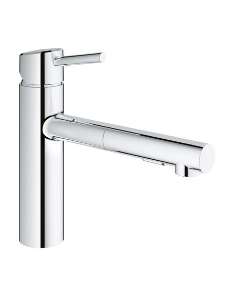 Grohe 31453 Concetto Single-Handle Pull-Out Kitchen Faucet Dual Spray 5.7 L/min - 1.5 gpm 