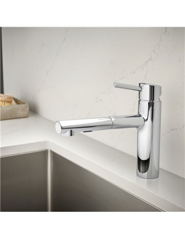 Grohe 31453 Concetto Single-Handle Pull-Out Kitchen Faucet Dual Spray 5.7 L/min - 1.5 gpm 