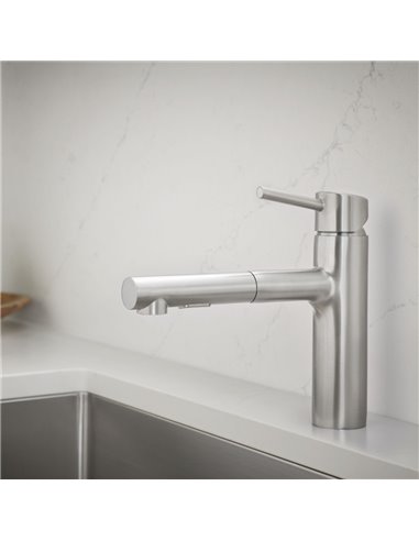 Grohe 31453 Concetto Single-Handle Pull-Out Kitchen Faucet Dual Spray 5.7 L/min - 1.5 gpm 