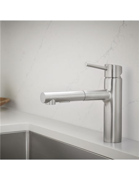 Grohe 31453 Concetto Single-Handle Pull-Out Kitchen Faucet Dual Spray 5.7 L/min - 1.5 gpm 