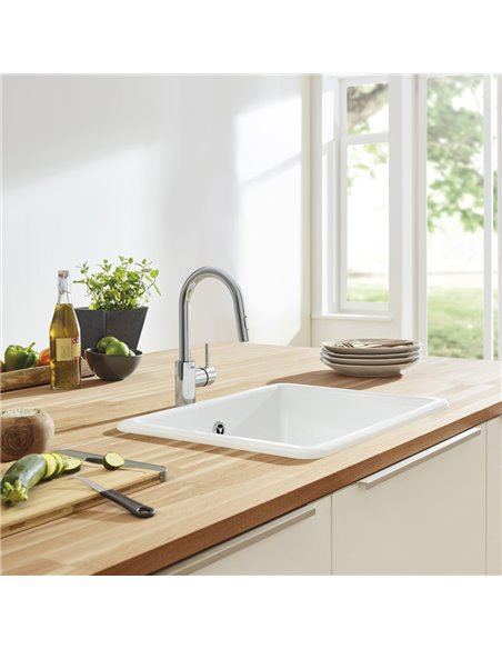 Grohe 31479 Concetto Single-Handle Pull Down Bar Faucet 6.6 L/min - 1.75 GPM