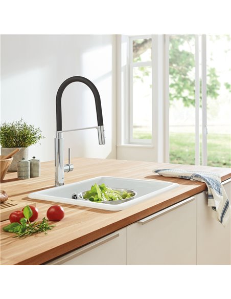Grohe 31492 Concetto Single-Handle Semi-Pro Dual Spray Kitchen Faucet 6.6 L/min - 1.75 GPM
