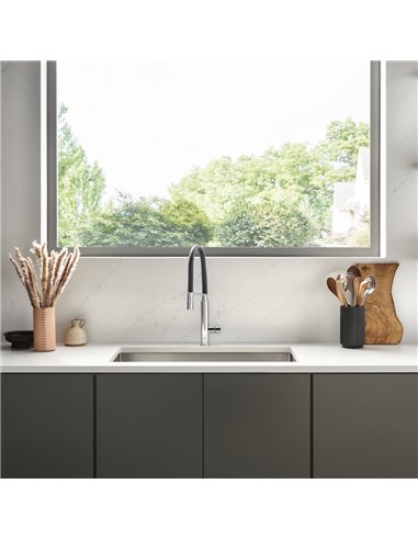 Grohe 31492 Concetto Single-Handle Semi-Pro Dual Spray Kitchen Faucet 6.6 L/min - 1.75 GPM