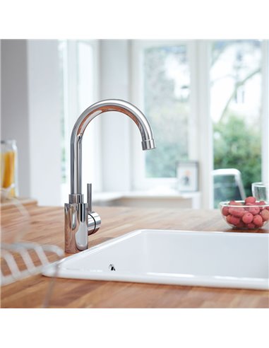 Grohe 31518 Concetto Single-Handle Pull Down Dual Spray Bar Faucet 6.6 L/min - 1.75 GPM