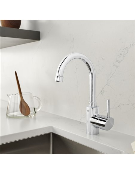 Grohe 31518 Concetto Single-Handle Pull Down Dual Spray Bar Faucet 6.6 L/min - 1.75 GPM