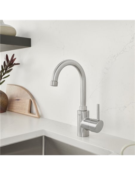 Grohe 31518 Concetto Single-Handle Pull Down Dual Spray Bar Faucet 6.6 L/min - 1.75 GPM