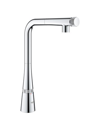 Grohe 31559 Grohe Zedra SmartControl Pull-Out Single Spray Kitchen Faucet 6.6 L/min - 1.75 GPM