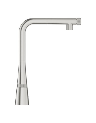 Grohe 31559 Grohe Zedra SmartControl Pull-Out Single Spray Kitchen Faucet 6.6 L/min - 1.75 GPM