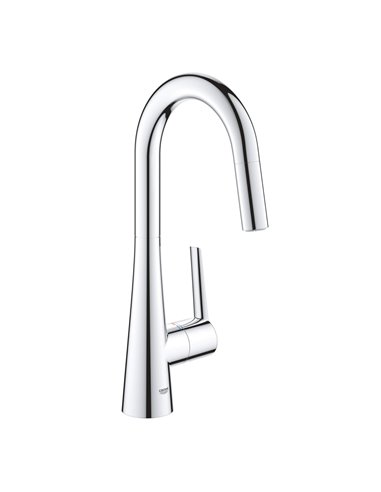 Grohe 32283 Grohe Zedra Single-Handle Pull Down Dual Spray Prep Faucet 6.6 L/min - 1.75 GPM