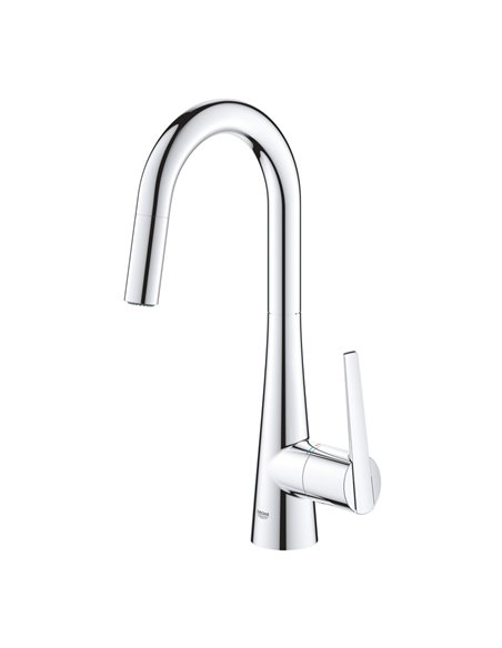 Grohe 32283 Grohe Zedra Single-Handle Pull Down Dual Spray Prep Faucet 6.6 L/min - 1.75 GPM