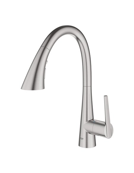 Grohe 32298 Grohe Zedra Single-Handle Pull Down Kitchen Faucet Triple Spray 6.6 L/min - 1.75 GPM