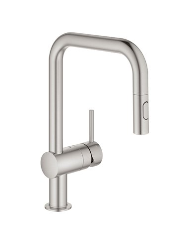 Grohe 32319 Minta Single-Handle Pull Down Kitchen Faucet Dual Spray 6.6 L/min - 1.75 GPM