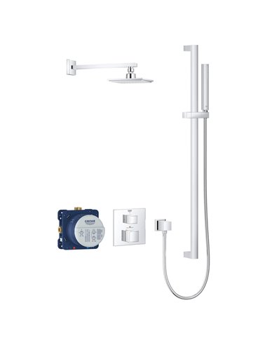 Grohe 34747 Grohtherm Thermostatic Shower Kit 27 L/min - 7.1 gpm 