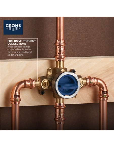 Grohe 35113 Grohsafe Pressure Balance Rough-In Valve