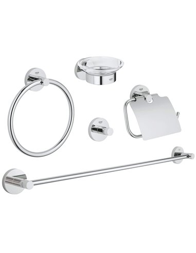Grohe 40344 Essentials 5-in-1 Accessory Set